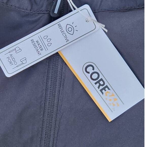Core 365 Windbreaker Jacket Women's Size L Reflective Water Resistant NWT - Picture 3 of 3